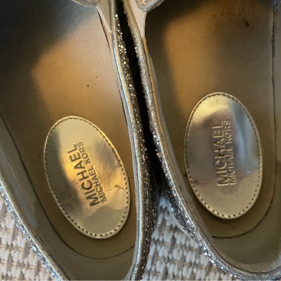 🎉HP🎉 Michael Kors Keaton Glitter Slip-On Sneakers - size 7M - Picture 10 of 10